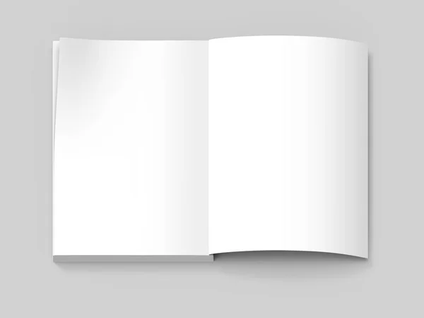 Plantilla de libro de tapa dura en blanco — Foto de Stock