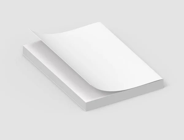 Blank hard cover book template — Stock Photo, Image