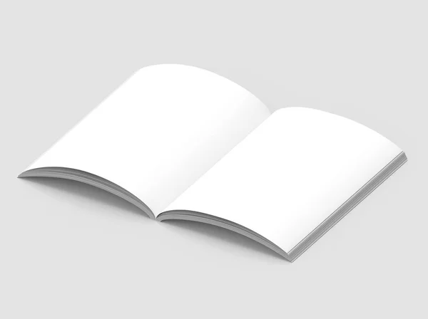 Blank hard cover book template — Stock Photo, Image