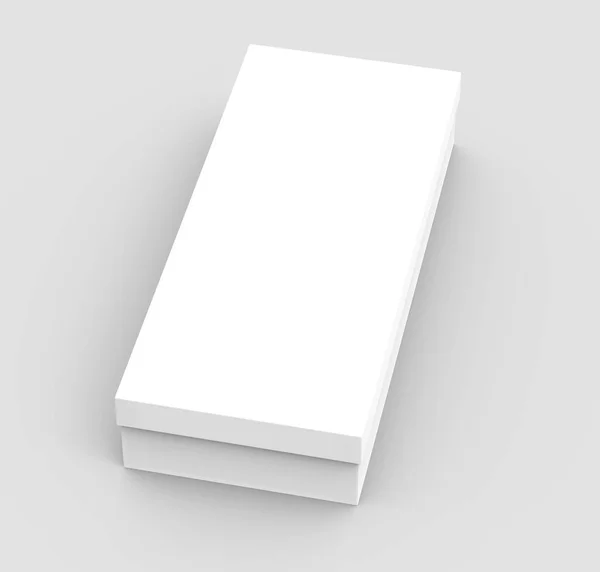 Tilt caja de papel en blanco — Foto de Stock