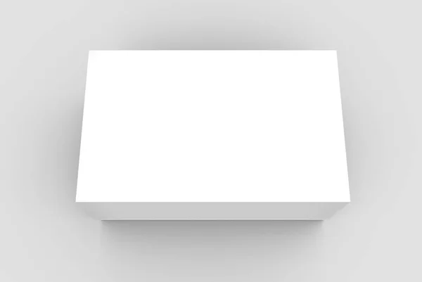 Caja de papel en blanco — Foto de Stock