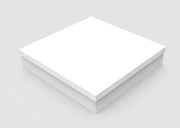 Tilt blank paper box — Stock Photo, Image