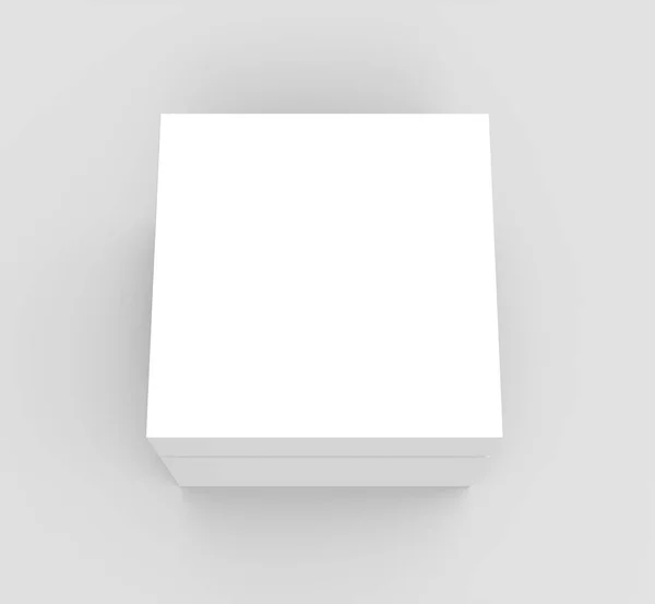 Caja de papel en blanco — Foto de Stock