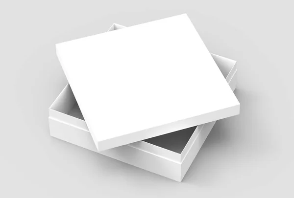 Üres papír doboz dönthető — Stock Fotó