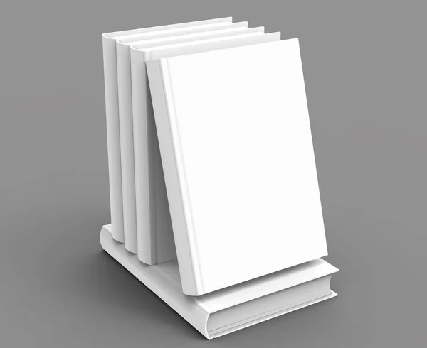 Modelo de livro de capa dura em branco — Fotografia de Stock