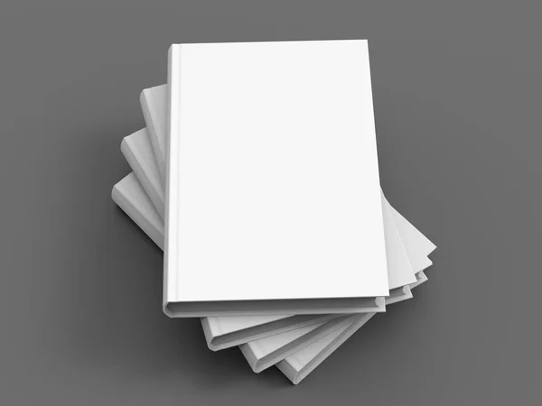 Blank hard cover book template — Stock Photo, Image