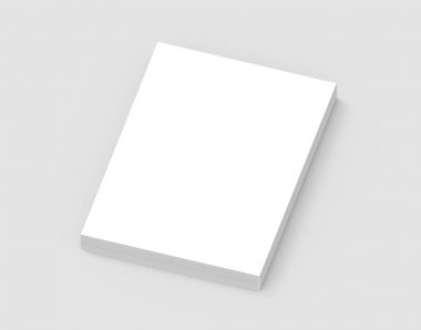 Boş sert kapak kitap şablonu