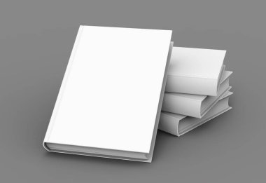 Boş sert kapak kitap şablonu