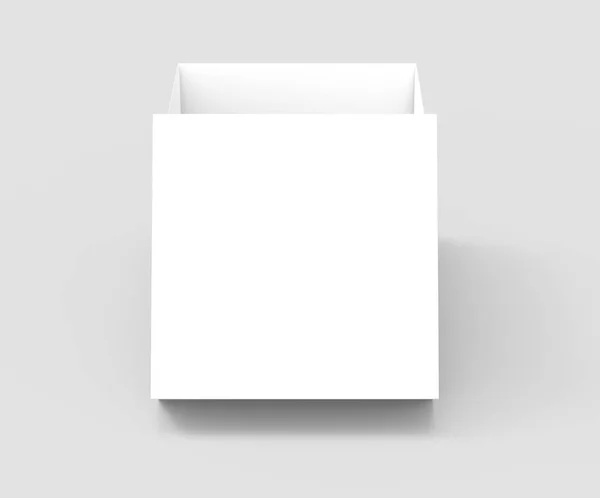 Boş kağıt kutusu — Stok fotoğraf