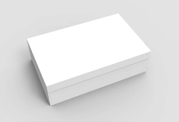 Tilt caja de papel en blanco —  Fotos de Stock