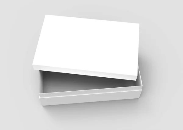 Tilt caja de papel en blanco —  Fotos de Stock