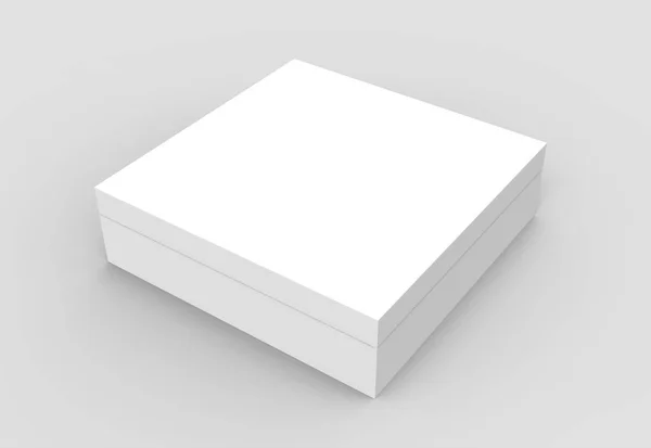 Tilt caja de papel en blanco —  Fotos de Stock