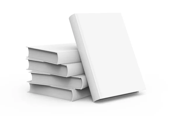 Modelo de livro de capa dura em branco — Fotografia de Stock