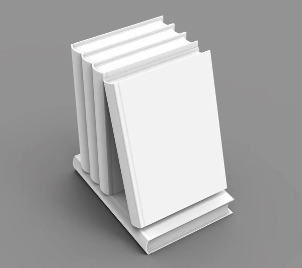 Blank hard cover book template — Stock Photo, Image