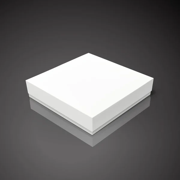 Tilt caja de papel en blanco — Vector de stock