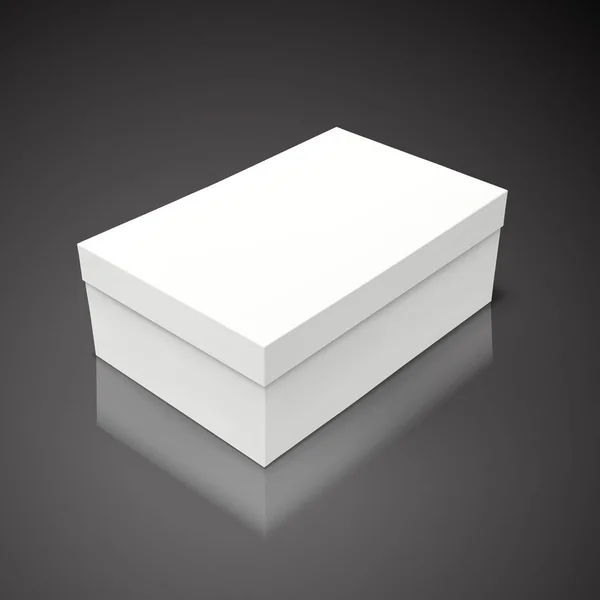 Inclinare scatola di carta vuota — Vettoriale Stock