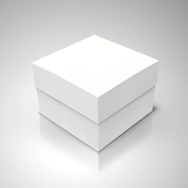 Blanco papier vak kantelen — Stockvector