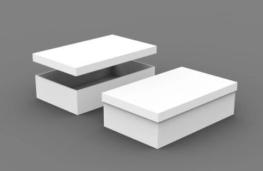 boş kağıt kutular