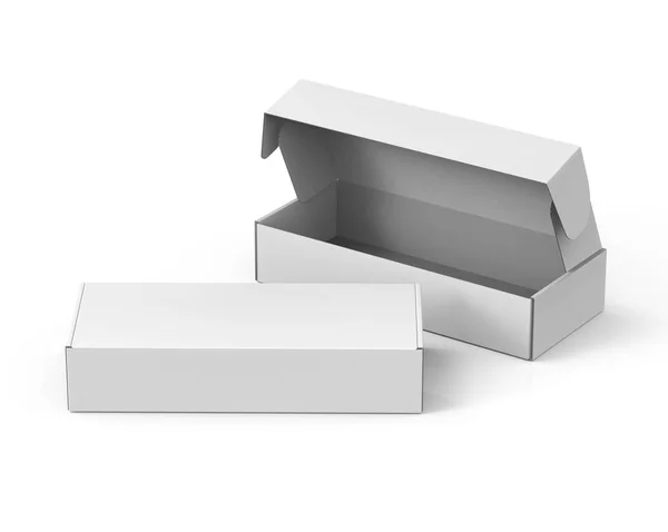 Roll end tuck top boxes — Stock Photo, Image