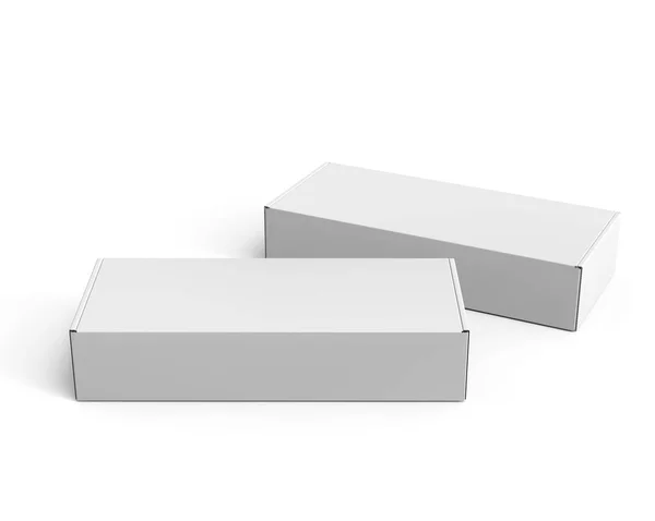 Roll end tuck top boxes — Stock Photo, Image