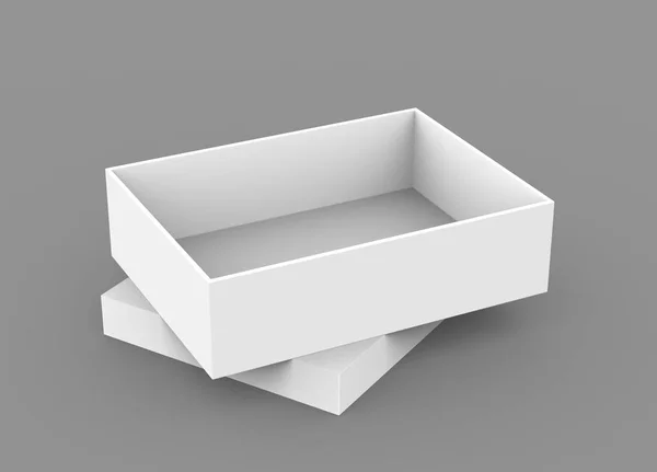 Caja de papel en blanco —  Fotos de Stock