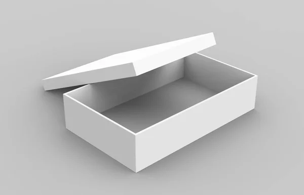 Caja de papel en blanco — Foto de Stock