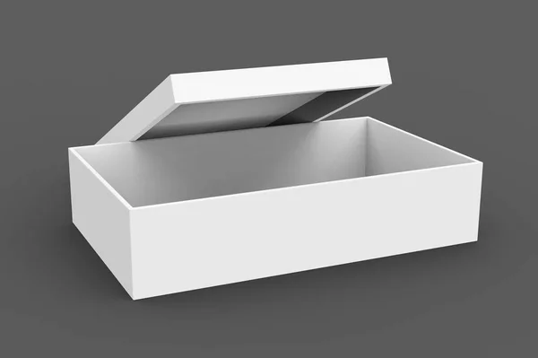 Caja de papel en blanco —  Fotos de Stock