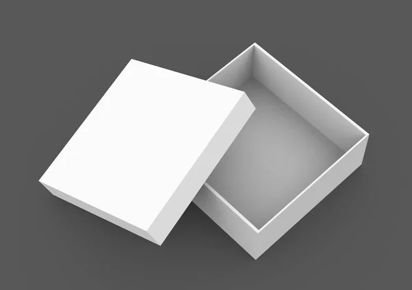 Caja de papel en blanco — Foto de Stock