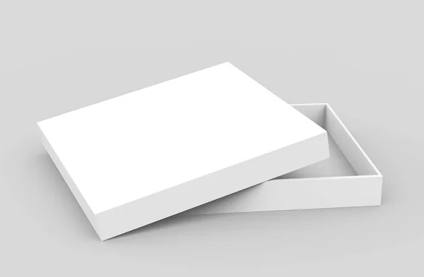 Caja de papel en blanco — Foto de Stock