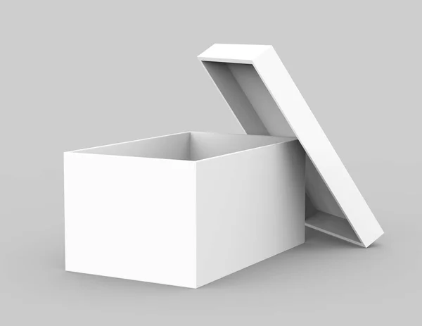 Caja de papel en blanco —  Fotos de Stock