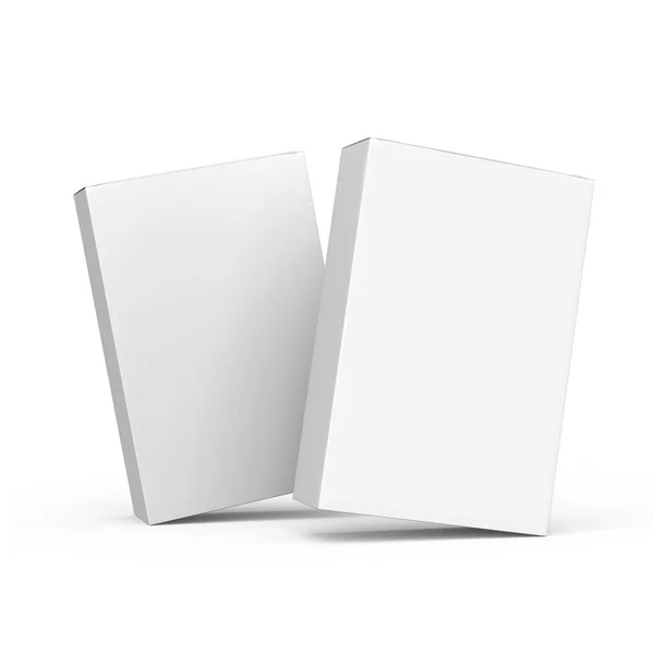 Cajas de papel en blanco —  Fotos de Stock