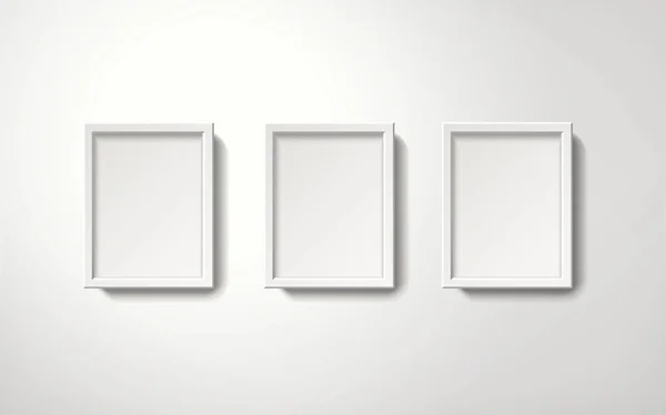 空白的白色框架 — 图库矢量图片