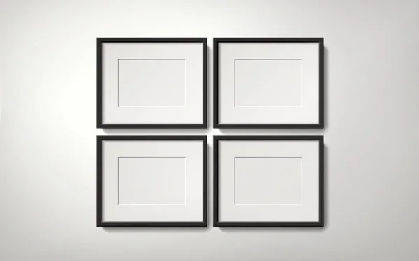 Ordelijke foto frames-collectie — Stockvector