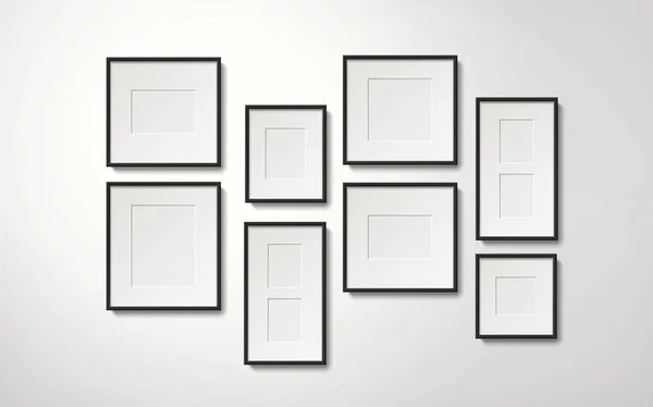 Blank picture frames — Stock Vector