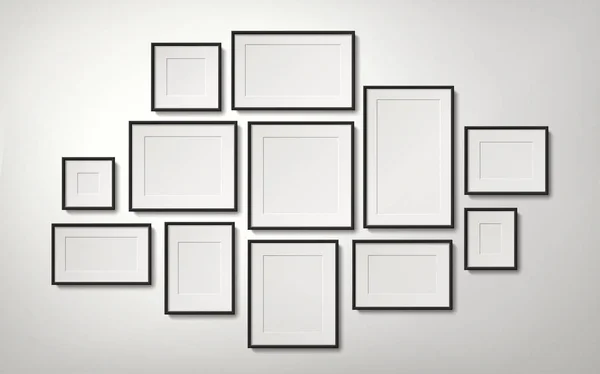 Picture frames collection — Stock Vector