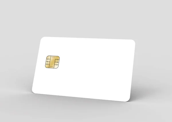 Пустий чипова картка — стокове фото