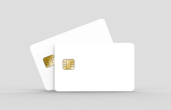 Blank chip cards — Stock Photo, Image