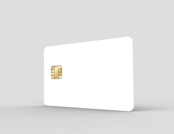 Blank chip card — Stock Photo, Image