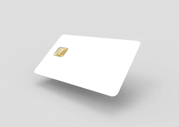 Пустий чипова картка — стокове фото