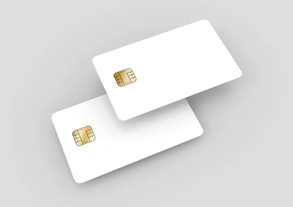 Blank chip cards — Stock Photo, Image