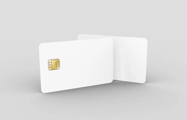 Tarjetas de chip en blanco — Foto de Stock