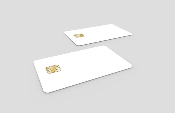 Blank chip cards — Stock Photo, Image
