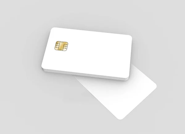 Tarjetas de chip en blanco — Foto de Stock