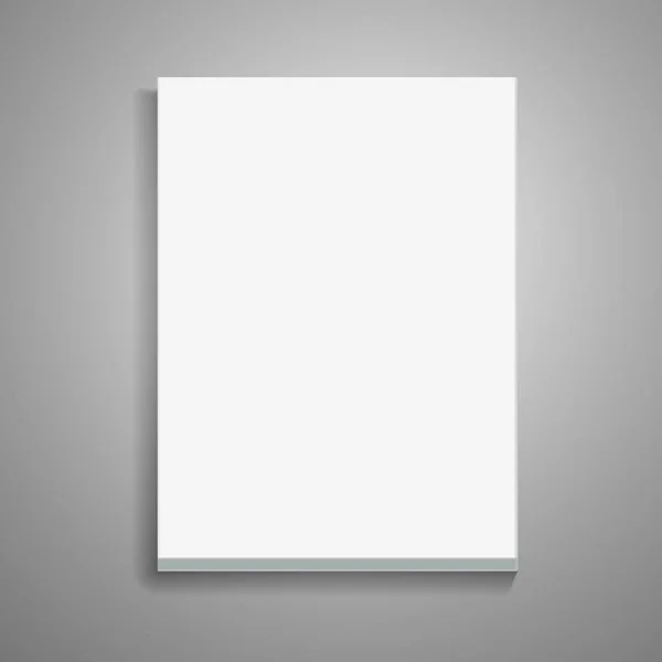 Diseño del libro en blanco — Vector de stock