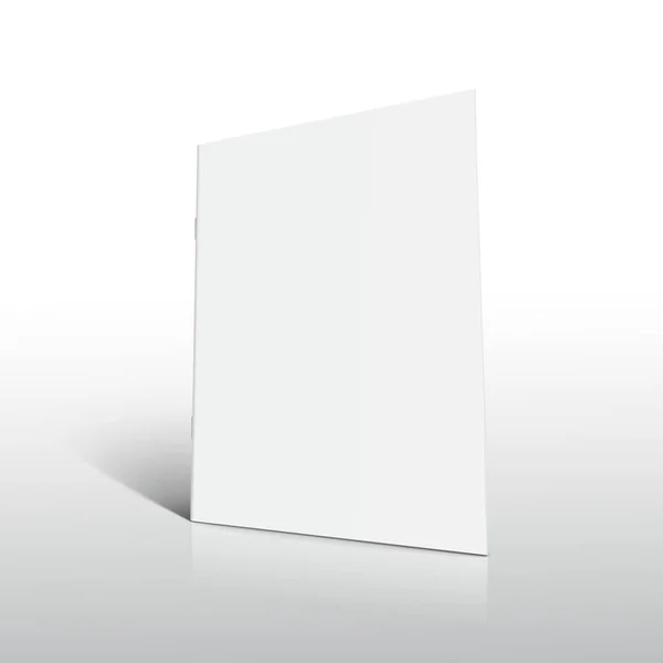 Diseño del folleto en blanco — Vector de stock