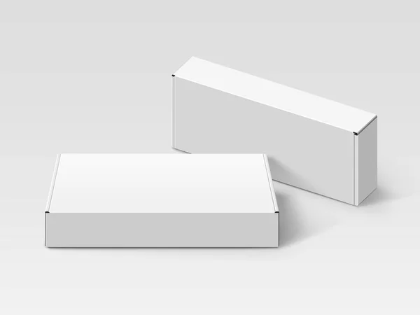 Design leerer Schachteln — Stockvektor