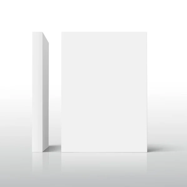 空白的书籍设计 — 图库矢量图片#
