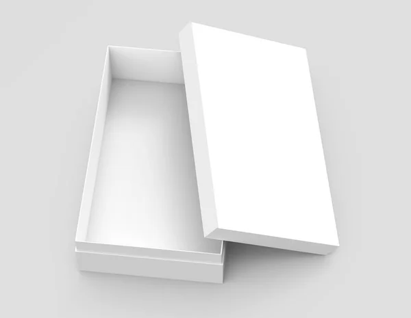 Caja de papel en blanco —  Fotos de Stock