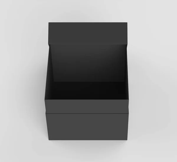 黒の紙箱 — ストック写真