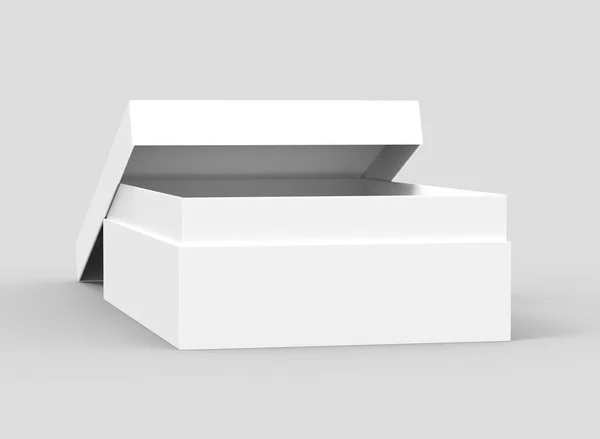 Caja de papel en blanco —  Fotos de Stock